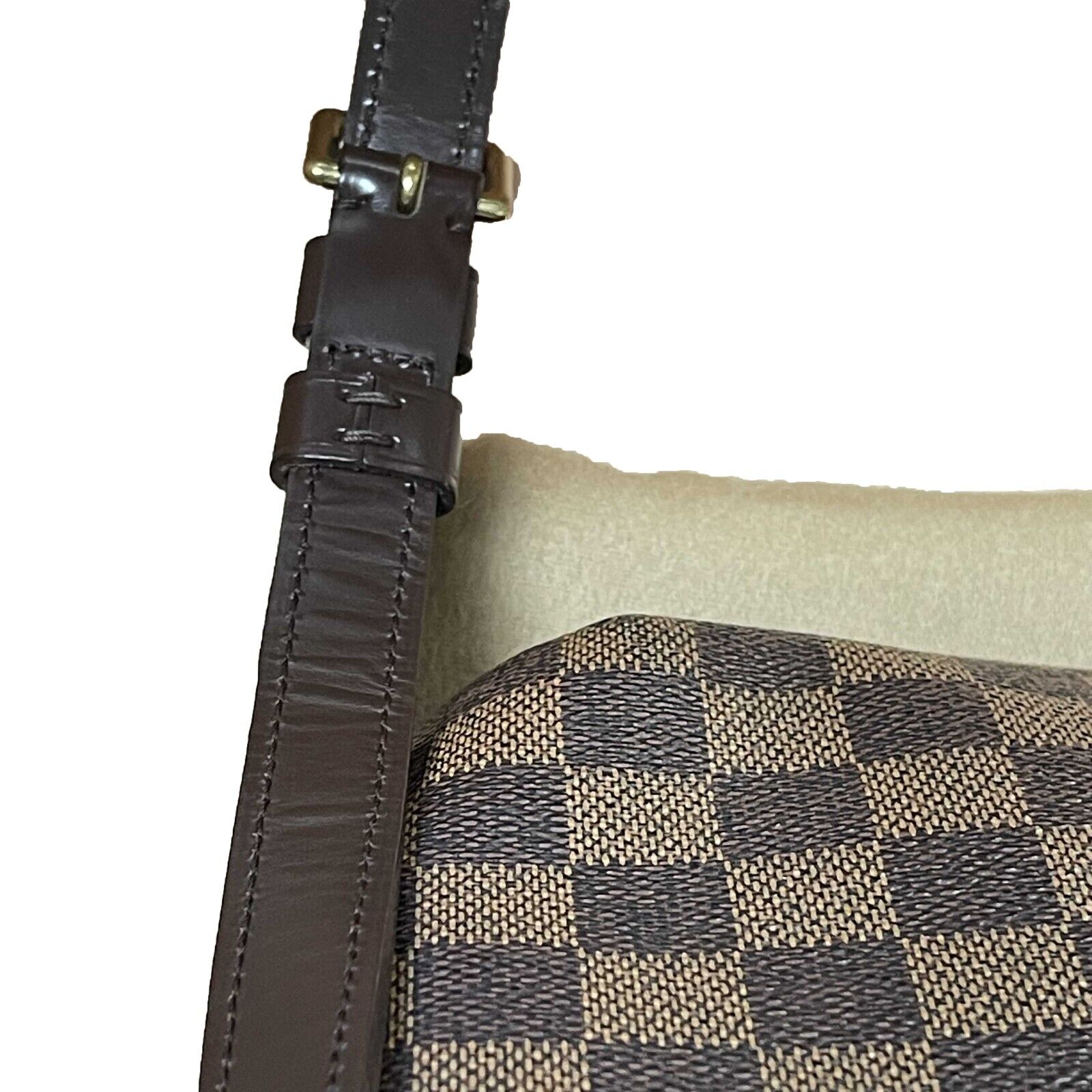Louis Vuitton Musette Tango Damier Ebene Coated Canvas Crossbody Bag on  SALE
