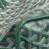 Goyard - Goyardine Green Anjou Mini Reversible Tote w/ pouch