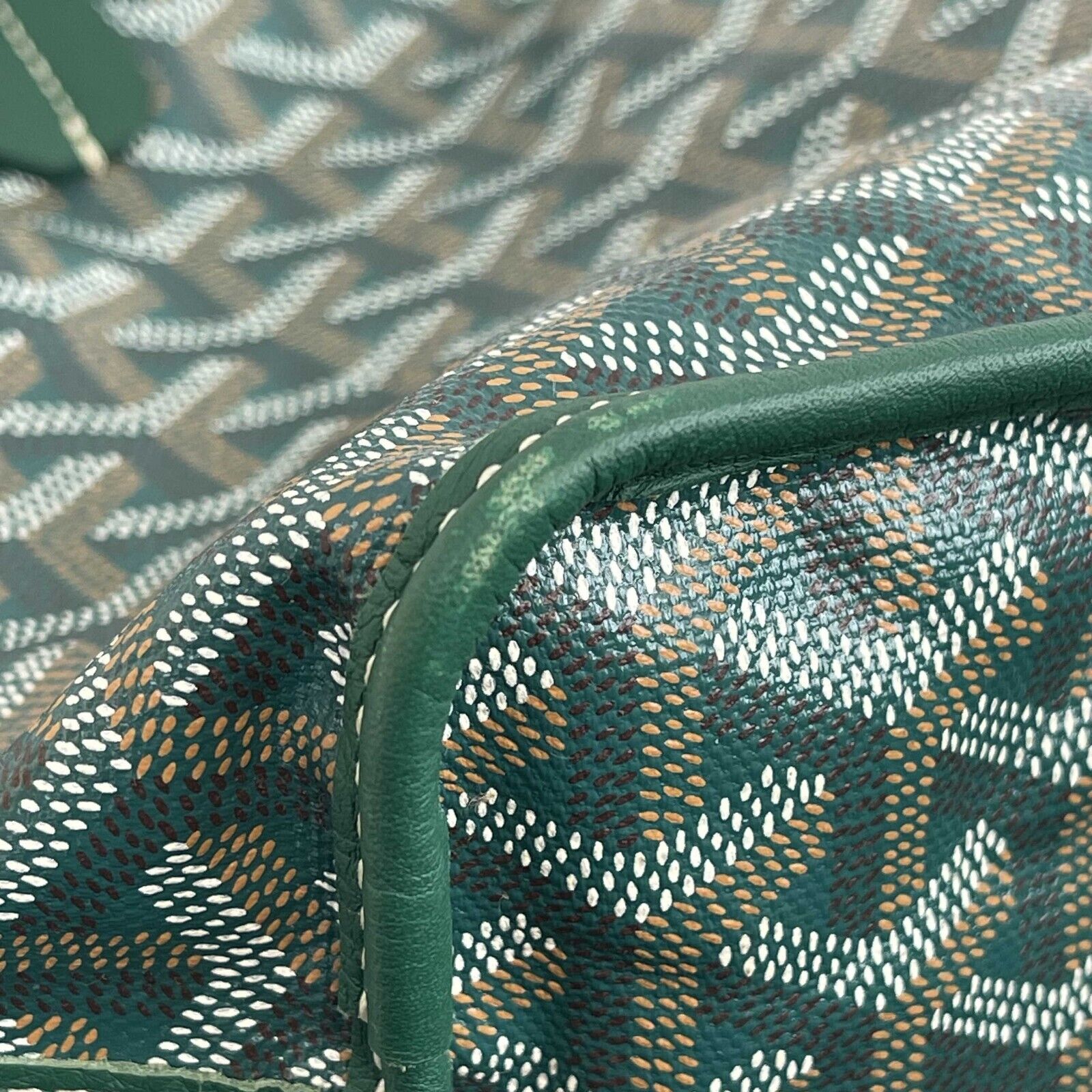 Goyard Goyardine Mini Anjou w/ Pouch - Green Totes, Handbags