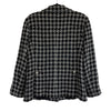 CHANEL - Black White Tweed CC Gripoix Button Jacket Size 44 US 12