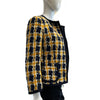 COMME des GARÇONS Junya Watanabe Rare 2001 Tweed Jacket Dark Blue Yellow Small