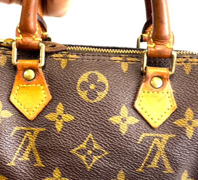 Louis Vuitton - Mini Speedy - Brown Monogram Top Handle Bag