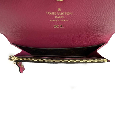 Louis Vuitton - Limited Edition Monogram Bloom Flower Emilie Wallet w/ Full Kit