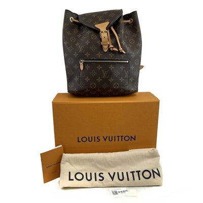 Louis Vuitton Pristine Monogram Canvas Montsouris Brown Backpack