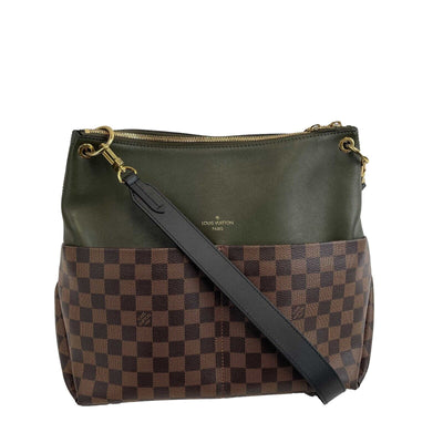 Louis Vuitton - Damier Ebène Canvas Maida Hobo - Brown/Green Shoulder Bag