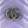 Gucci GG Marmont Bucket Crossbody Bag Matelasse Mini Purple