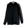 Givenchy - Black / White Tape Side Logo Hoodie - Size S