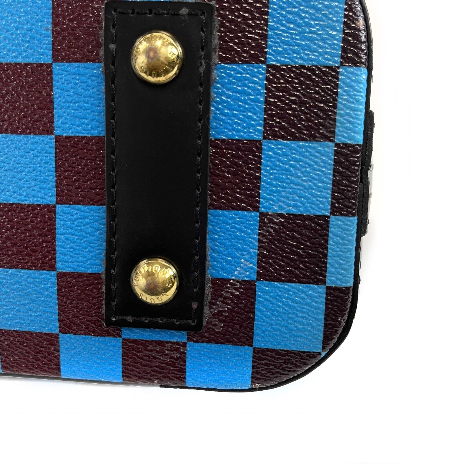 Louis Vuitton Shoulder Bag Epi Messenger Bb Blue Navy Leather