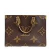 Louis Vuitton OnTheGo MM Monogram Brown Handbag Excellent 2020