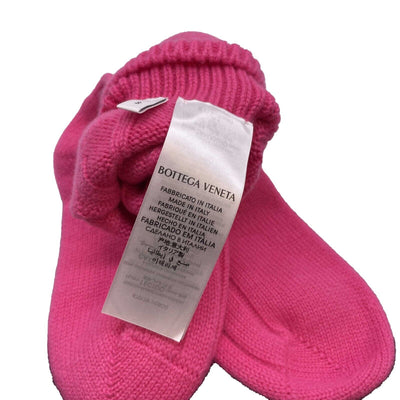 Bottega Veneta New w/ Tags Yosemite Cashmere Ribbed Socks Small Pink