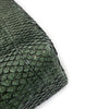 CHANEL - Python Snakeskin Green CC Kiss lock Shoulder Bag / Crossbody