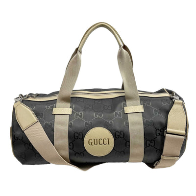 Gucci Off The Grid Duffle Econyl Nylon Monogram Graphite Handbag