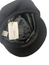 Chanel Very Good Newsboy Cap Chain CC Black L Hat