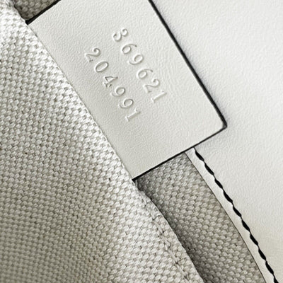 Gucci - Very Good - Emily Chain Flap Guccissima Medium - White - Handbag