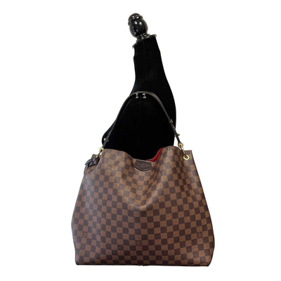 Louis Vuitton - LV - Graceful MM - Brown / Tan Damier Ebene Shoulder Bag