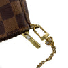 Louis Vuitton Mini Pochette Damier Ebene Brown Accessories