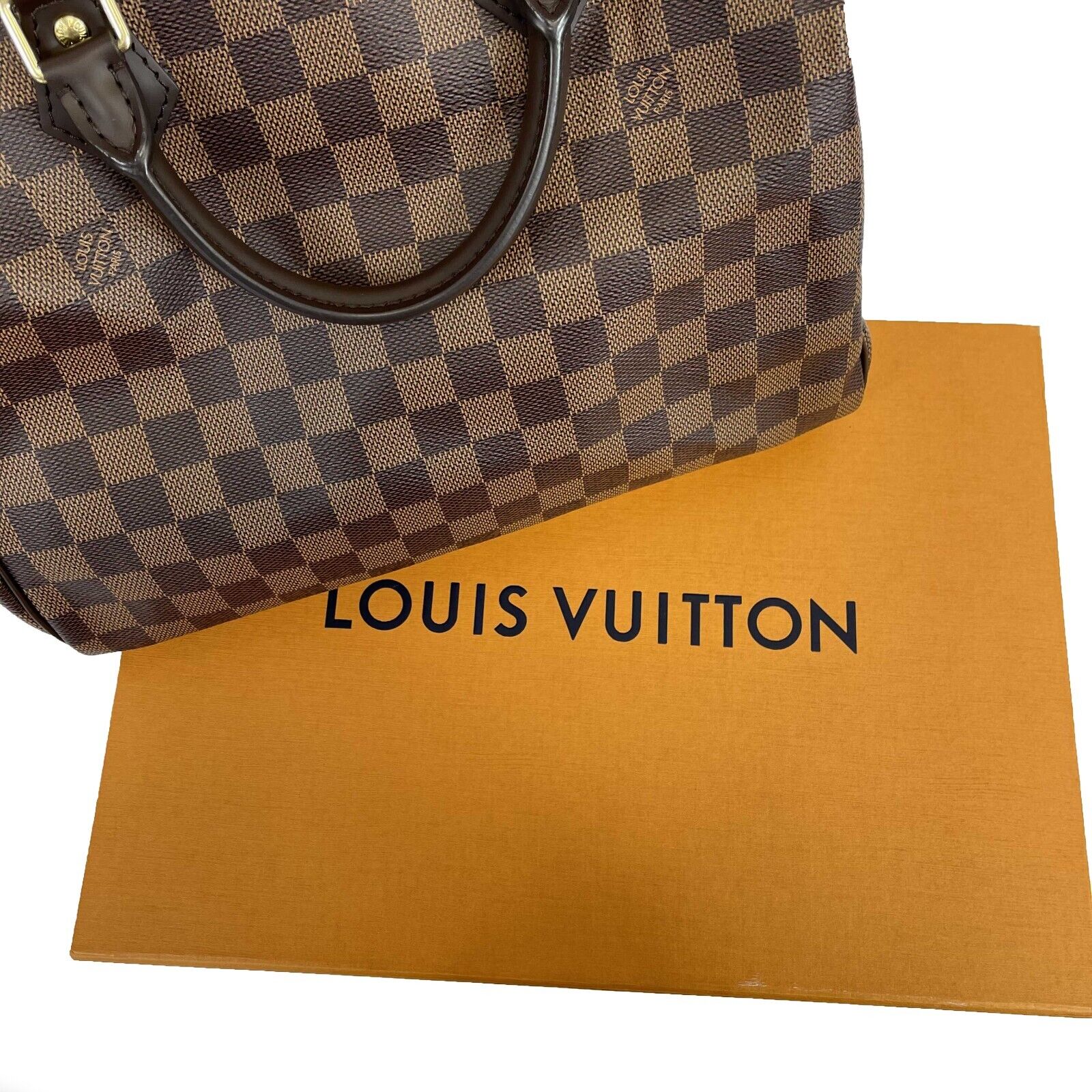 Louis Vuitton - Pristine - Damier Ebene Speedy 30 - Brown - Top