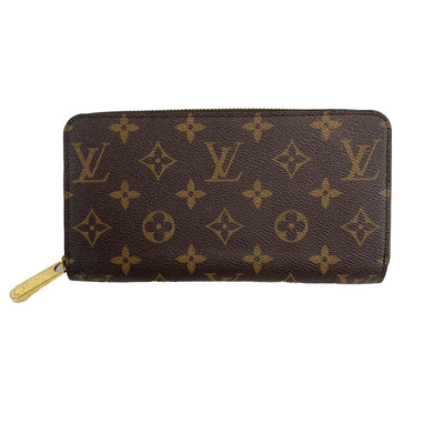 Louis Vuitton - Zippy Monogram - Brown / Tan Canvas Wallet FULL KIT