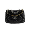 CHANEL - NEW Chanel 19 Medium CC Lambskin Black Flap Shoulder Bag