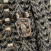 Chanel 08P skirt suit patch blazer jacket gripoix buttons rare 34 US 2 Set
