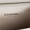Chanel Excellent CC Filigree Vanity Case Medium Pink Beige Crossbody Handbag