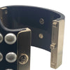 CHANEL - Statement Resin CC Pearl Studded Cuff - Black - Bracelet