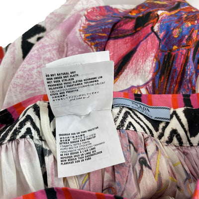 Prada Pristine Rare RUNWAY 2018 Knee-Length Skirt Venice Print 36 XXS Skirt