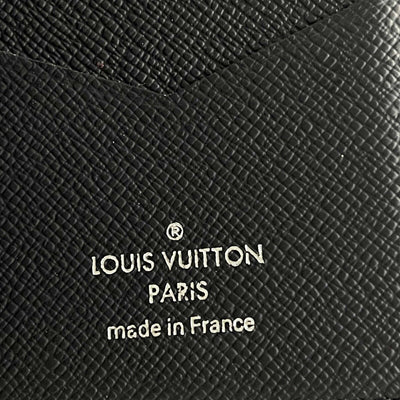 Louis Vuitton Pocket Organizer Limited Edition Comics Canvas Black