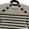 Isabel Marant Pristine Huston Hatfield sweater Beige & Blue 34 US 2 Jacket