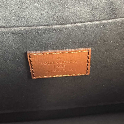 Louis Vuitton New w box Dauphine Reverse Monogram Canvas Leather MM Brown Handba