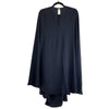 Valentino - Black Shawl Dress- Dark Blue/Black - Size 2