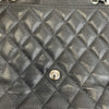 CHANEL - Black CC Caviar Quilted Leather Jumbo Shoulder Bag