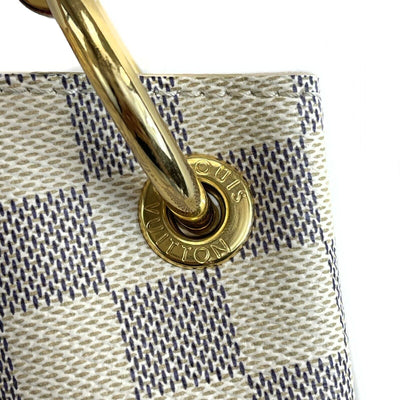 Louis Vuitton - Graceful PM - White / Blue Damier Azur Shoulder Bag