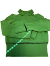 Alexander McQueen Halterneck Sweatshirt Green Sweater XS Top NEW