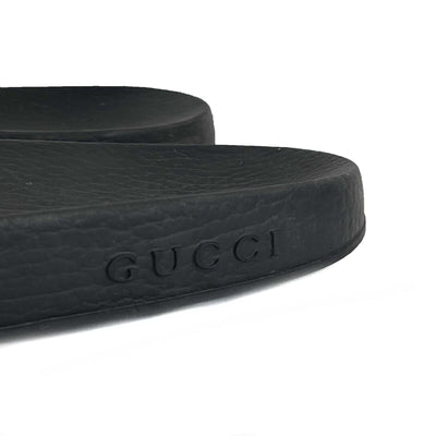 Gucci Women's Flora Bloom Supreme Print Slides Sandal Pink Black 39 US 9