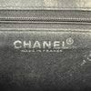CHANEL - CC Medallion Black Diamond Quilted Caviar Leather Tote / Shoulder Bag