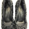Dolce & Gabbana - Xiangao Lamb Fur Pumps - Black - 36.5 US 6.5