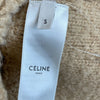 Celine Knot Hooded Cardigan Wool Brown S US 4 Pristine