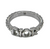Christian Dior Dio(r)evolution Silver Finish Metal White Crystal Ring Size M 6