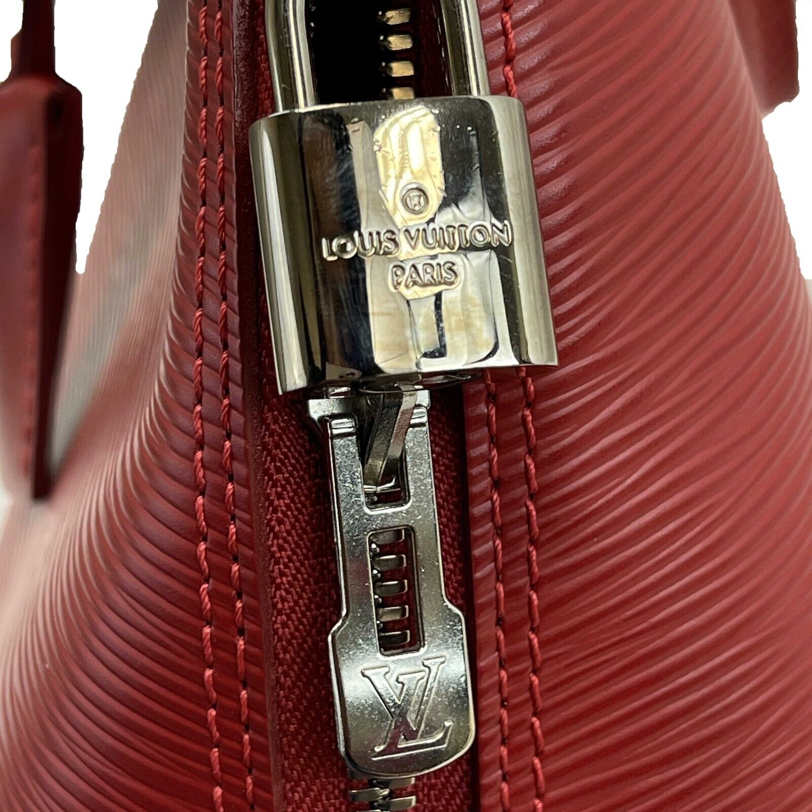 Louis Vuitton Red Electric Epi Leather Alma PM Louis Vuitton