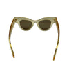 Bottega Veneta Acetate 2022 Yellow Animation Cat Eye Translucent Sunglasses