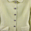 Chanel Vintage 98P Blazer Single Breasted Pastel Chartreuse Lime Green 42 US 10