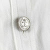 CHANEL- VTG 96P Denim Vest Gilet - White / CC Silver Buttons - FR 36 / US XS-S