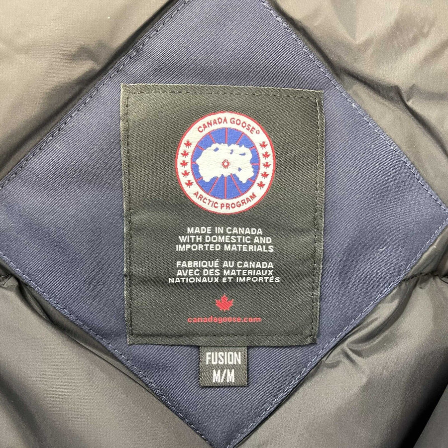 Canada Goose - Langford Parka Fusion Fit Plain Logo Down Feather Jackets NEW - M
