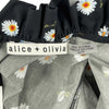 Alice + Olivia - New w/ Tags - Henrietta Tossed Daisy Ruffle Blouse - XS