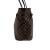 Louis Vuitton - LV Neverfull Damier Ebene MM - Brown / Red Tote / Shoulder Bag