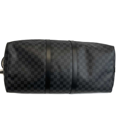 Louis Vuitton - Keepall 55 Bandouliere Damier Graphite Canvas Top Handle / Strap