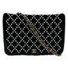 Chanel - Metiers d'Art 2017 Black Velvet and Pearl Crossbody Wallet on Chain