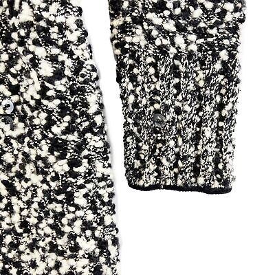CHANEL - 94A Knit Clear Sequin Dress - Black & White - 38 US 6