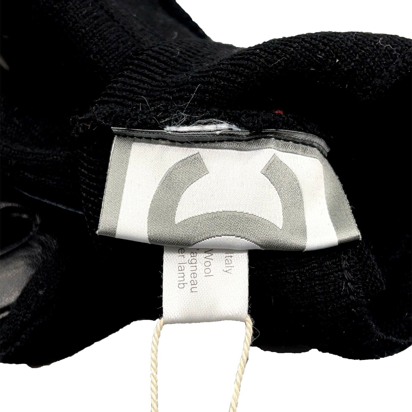 CHANEL - Knit Wool Lambskin Black Leather - Sport Gloves - CC Logo - S -  BougieHabit